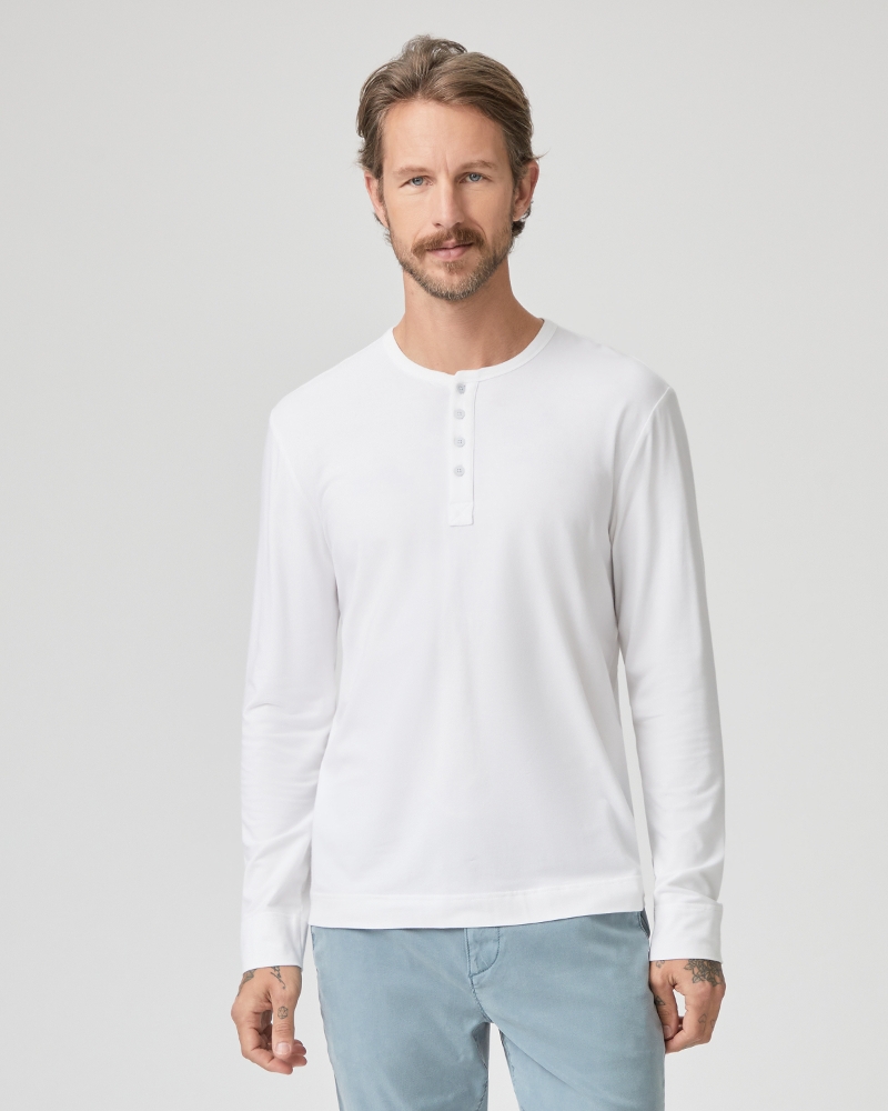 Garrett Henley Tee - Fresh White